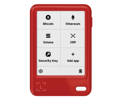 Portfel kryptowalut Ledger Nano Gen 5 Cherry Red Crypto Hardware Wallet with Recovery K